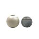 Mid-century Modern set of 2 gres vases, Franco Bucci Italy ca. 1960