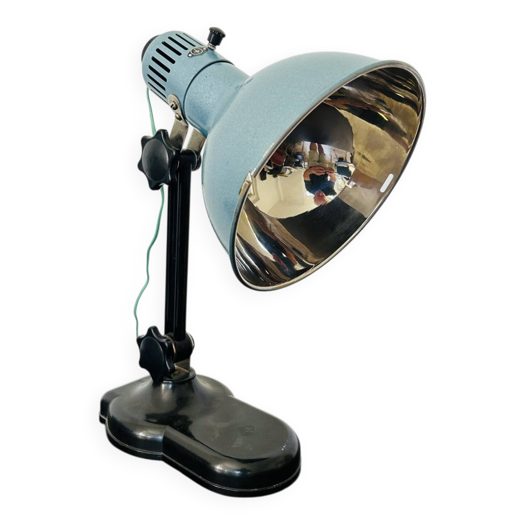 Lampe de table industrielle, URSS 1976