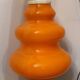 Suspension en opaline orange 1970