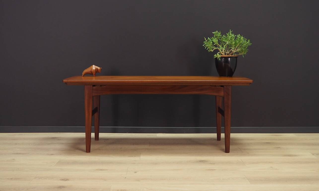 Teak coffee table, Danish design, 1970s, production: Denmark