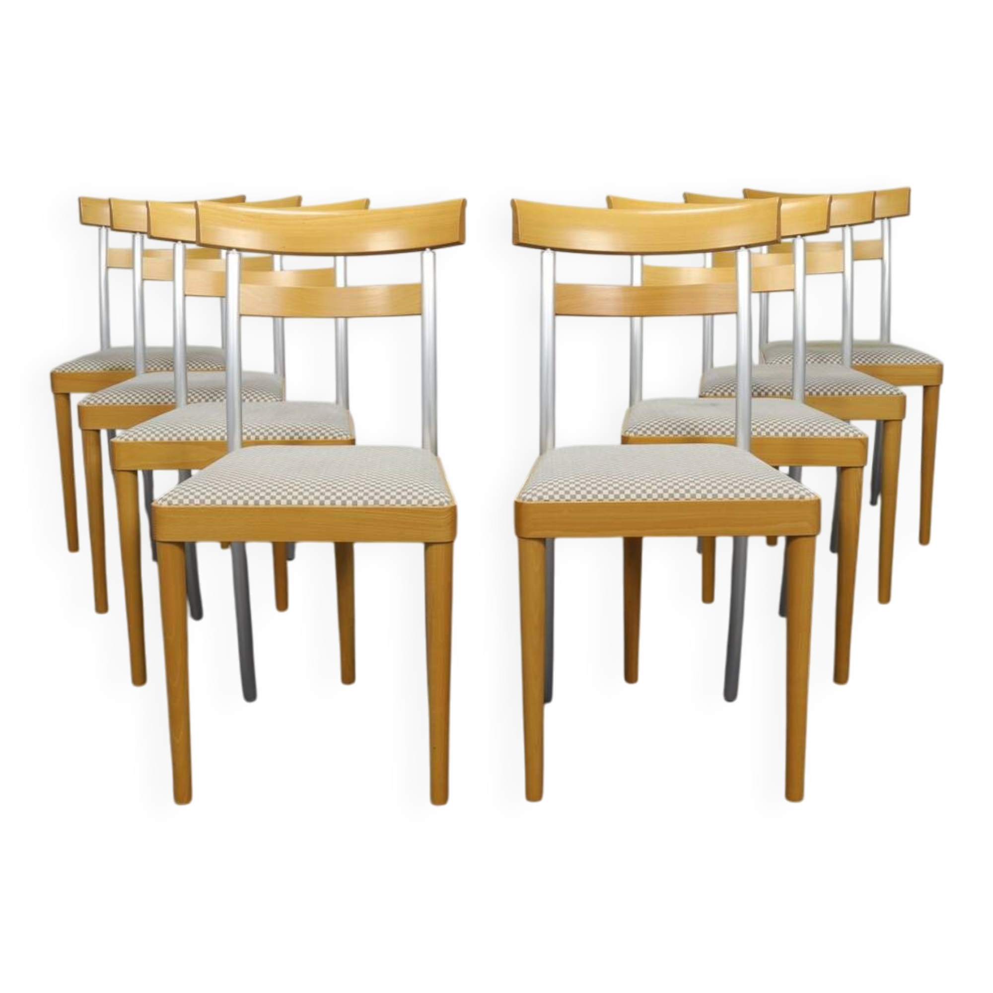 8x Postmodern Dining Chair by Arco, 1990s