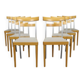 8x Postmodern Dining Chair by Arco, 1990s