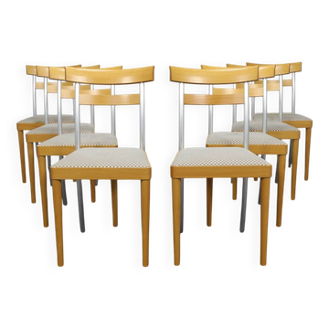 8x Postmodern Dining Chair by Arco, 1990s