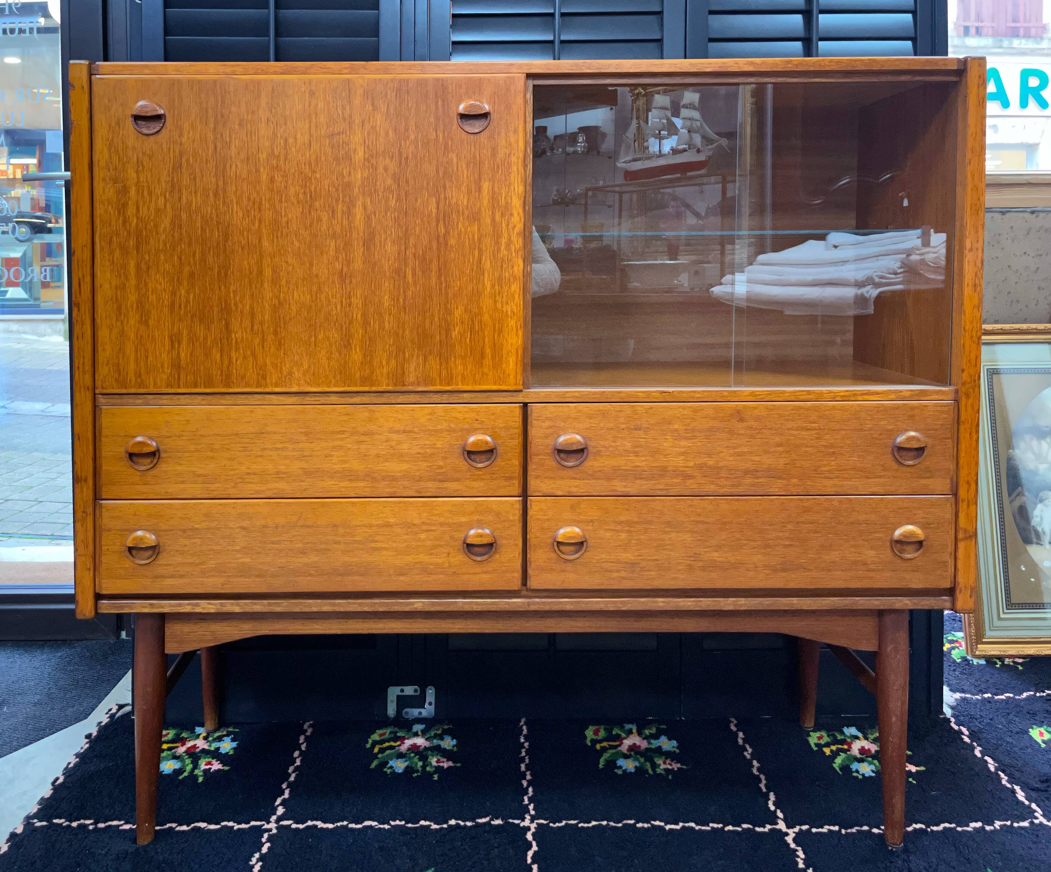 Small Sideboard furniture enfilade vintage office 50/60 Danish style design