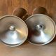 Paire de vases inox 1970 Alessi