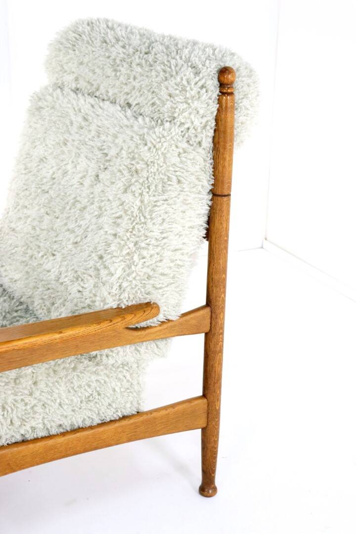 Set van designer bank + 2 fauteuils 'Sliedrecht' - opnieuw bekleed