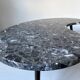 Tubble table by Pode/Leolux composite marble Grigio Carnico 50's style