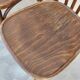 Set of 4 vintage Baumann style bistro restaurant chairs 1950s