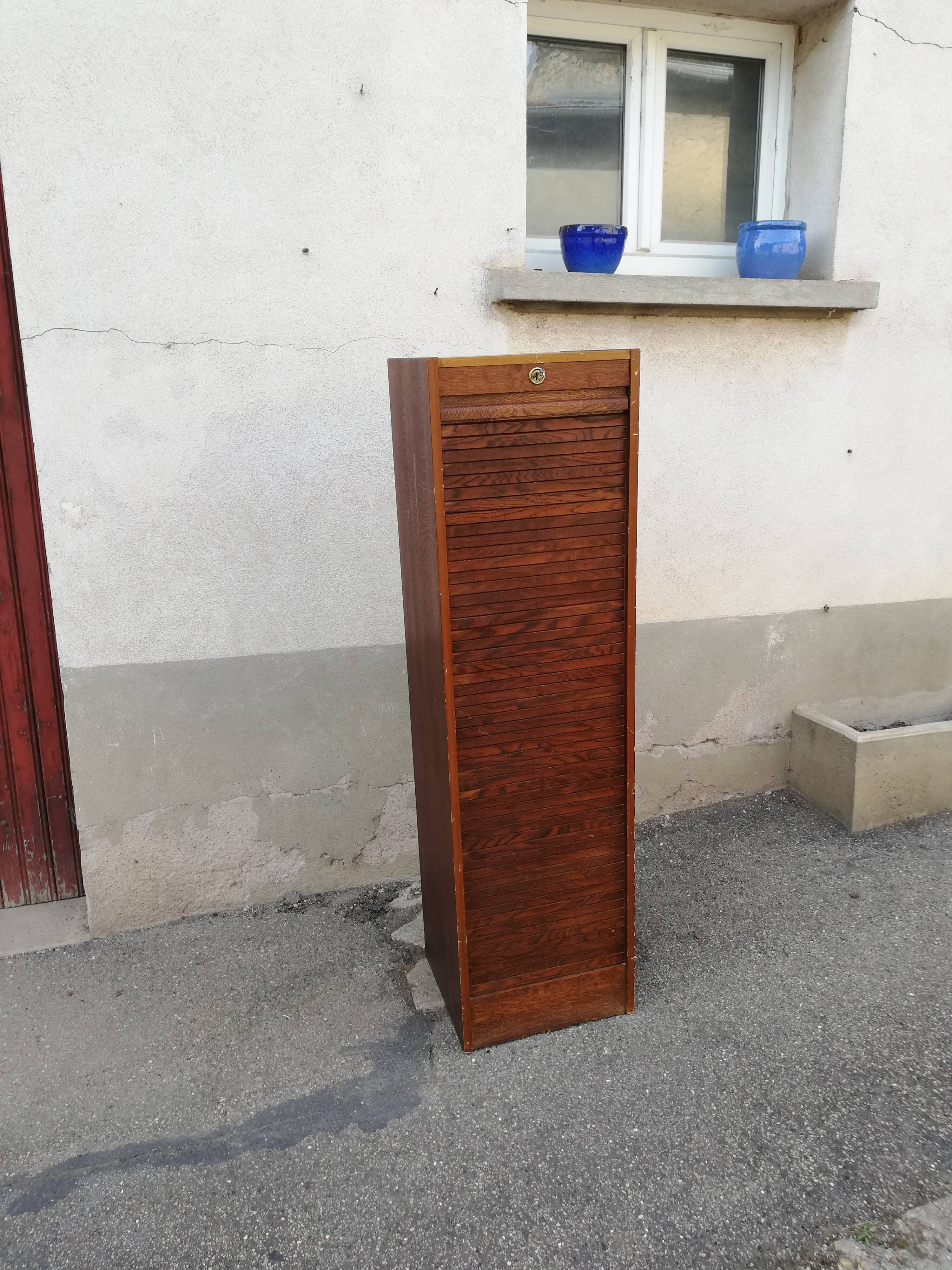 Meuble classeur vintage 1 rideau