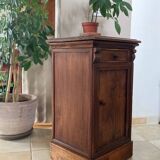 19th century solid wood bedside table