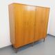 Vintage oak wardrobe from the 1960s.