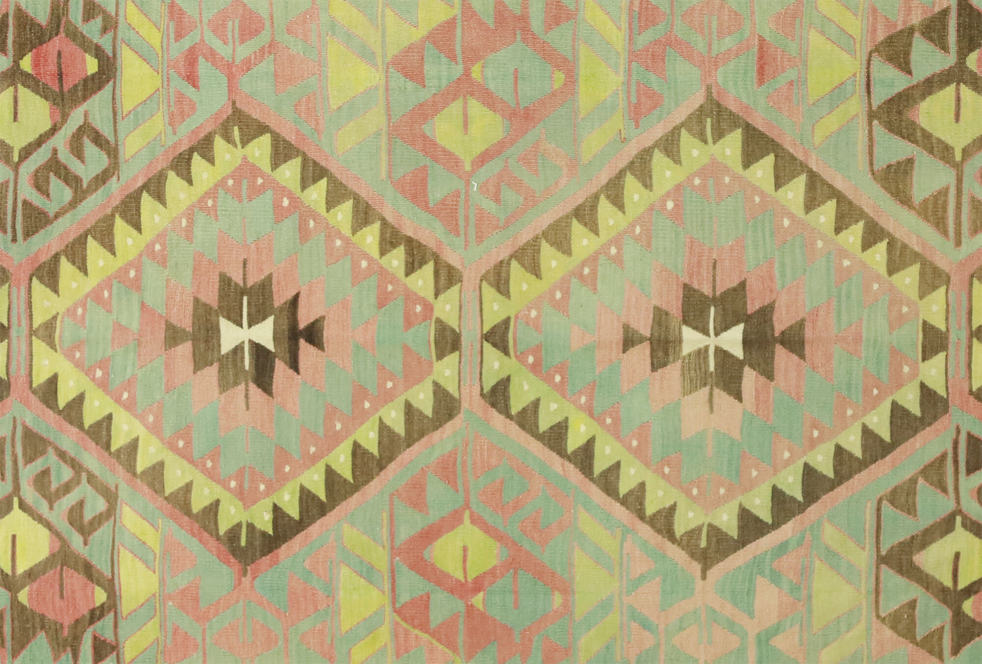 Anatolian handmade kilim rug 298 cm x 157 cm