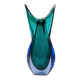 Murano vase with sliced neck by Flavio Poli