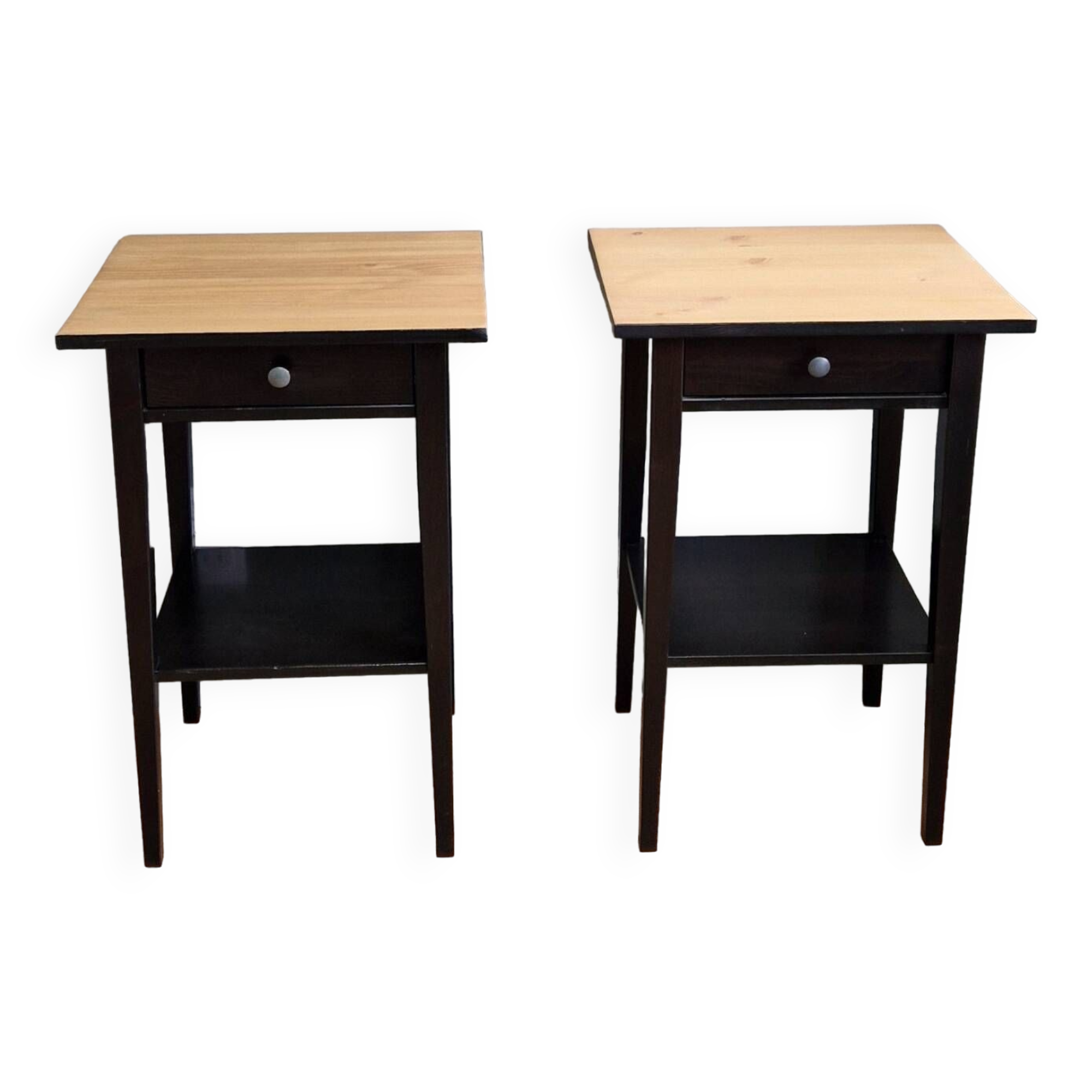 Hemmes solid pine bedside tables