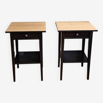 Hemmes solid pine bedside tables