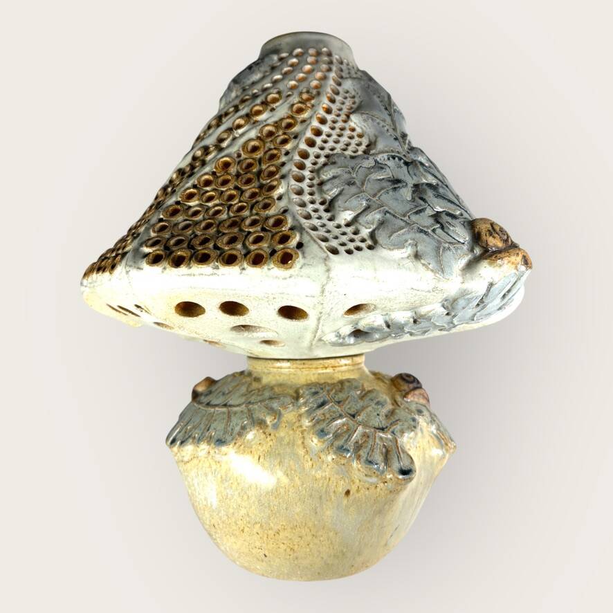 Bernard Rooke 1970 Vintage Ceramic Snail Lamp England
