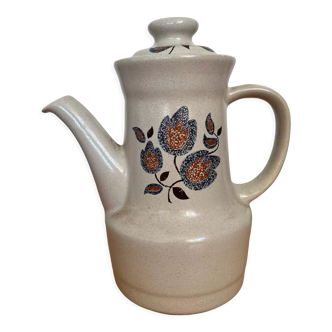 Saint Amand enameled stoneware coffee maker, Sologne decor