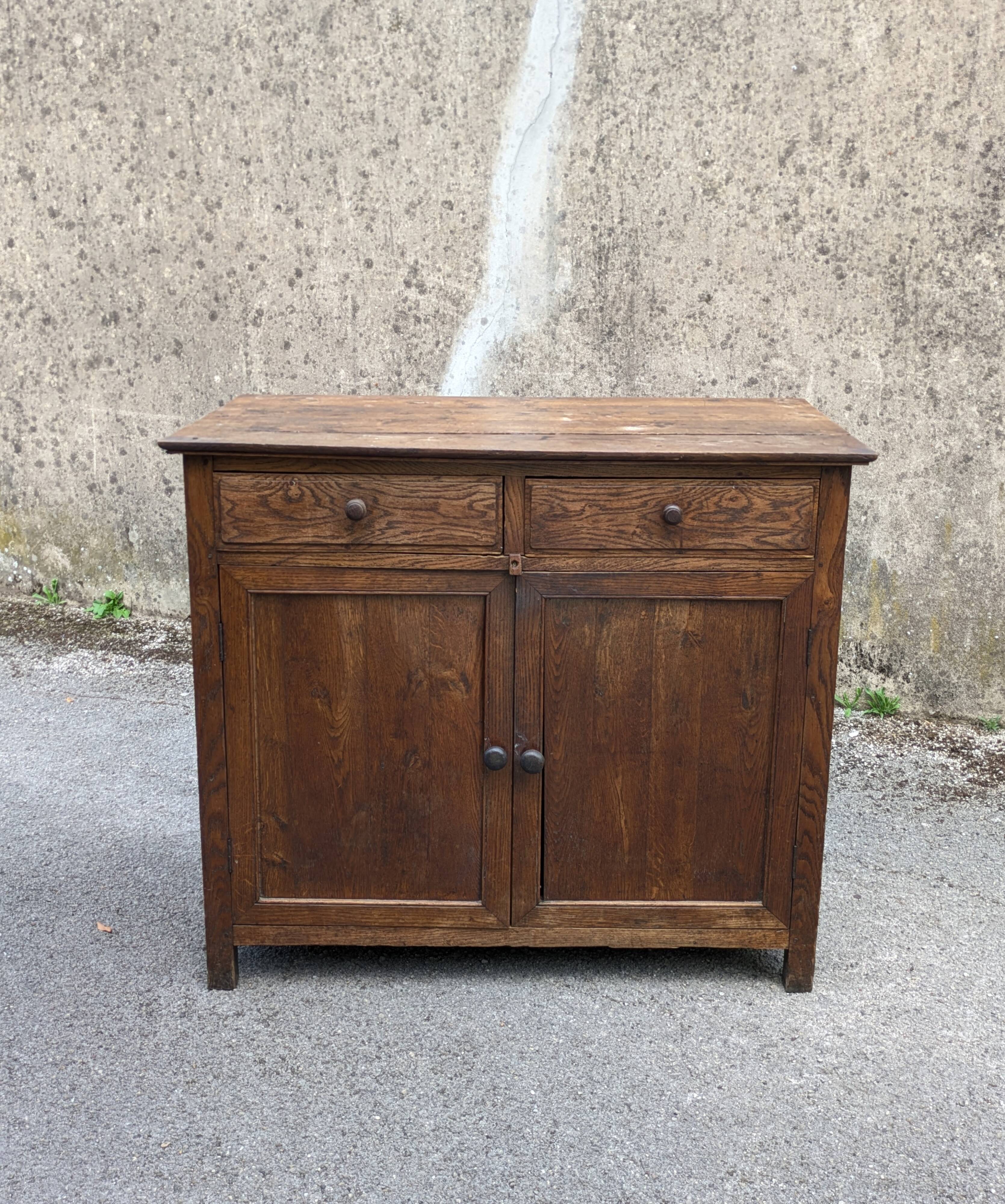 Rustic French buffet before 1900