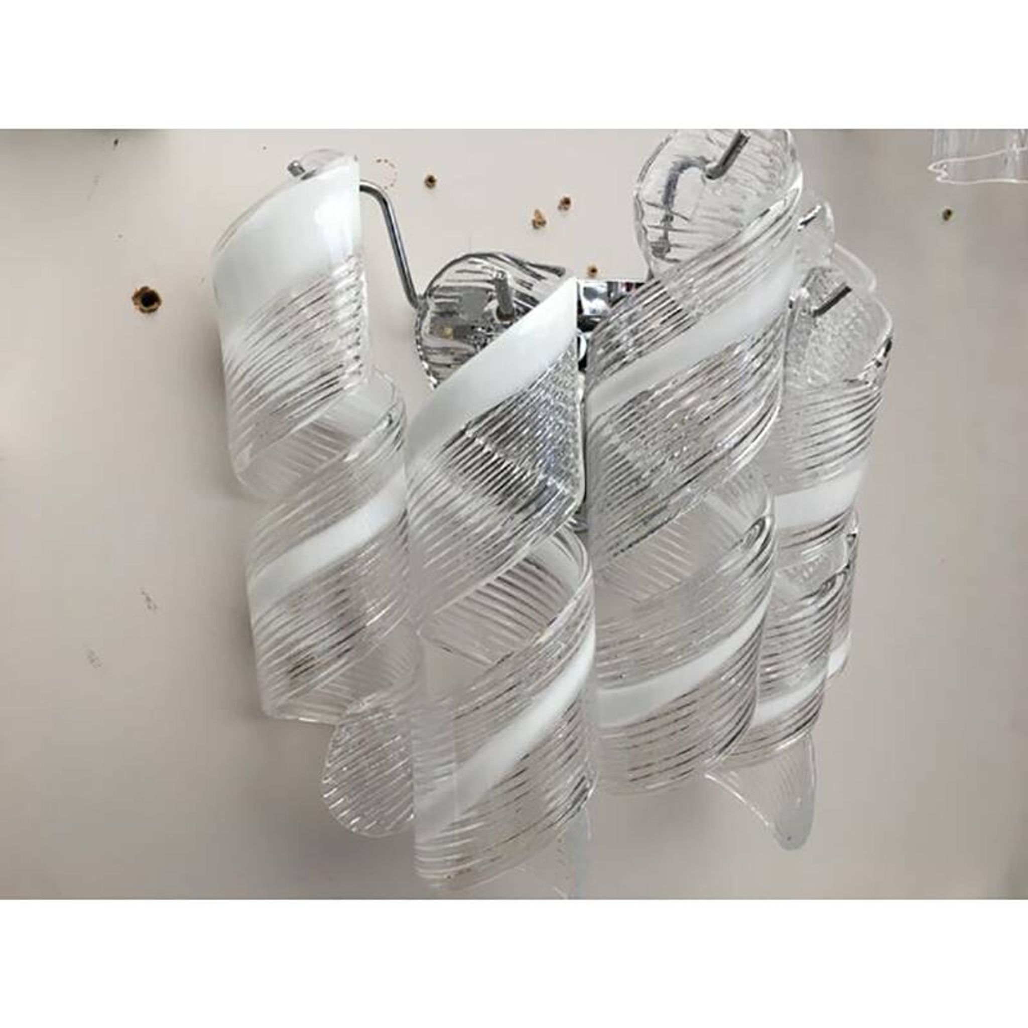 Applique contemporaine en verre de Murano, Italie