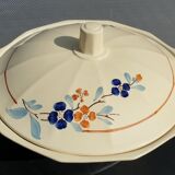 Vegetable, soup bowl, art deco salad bowl sarreguemines