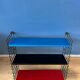 Blue, black and red Tomado vintage modular wall system - shelves - unit