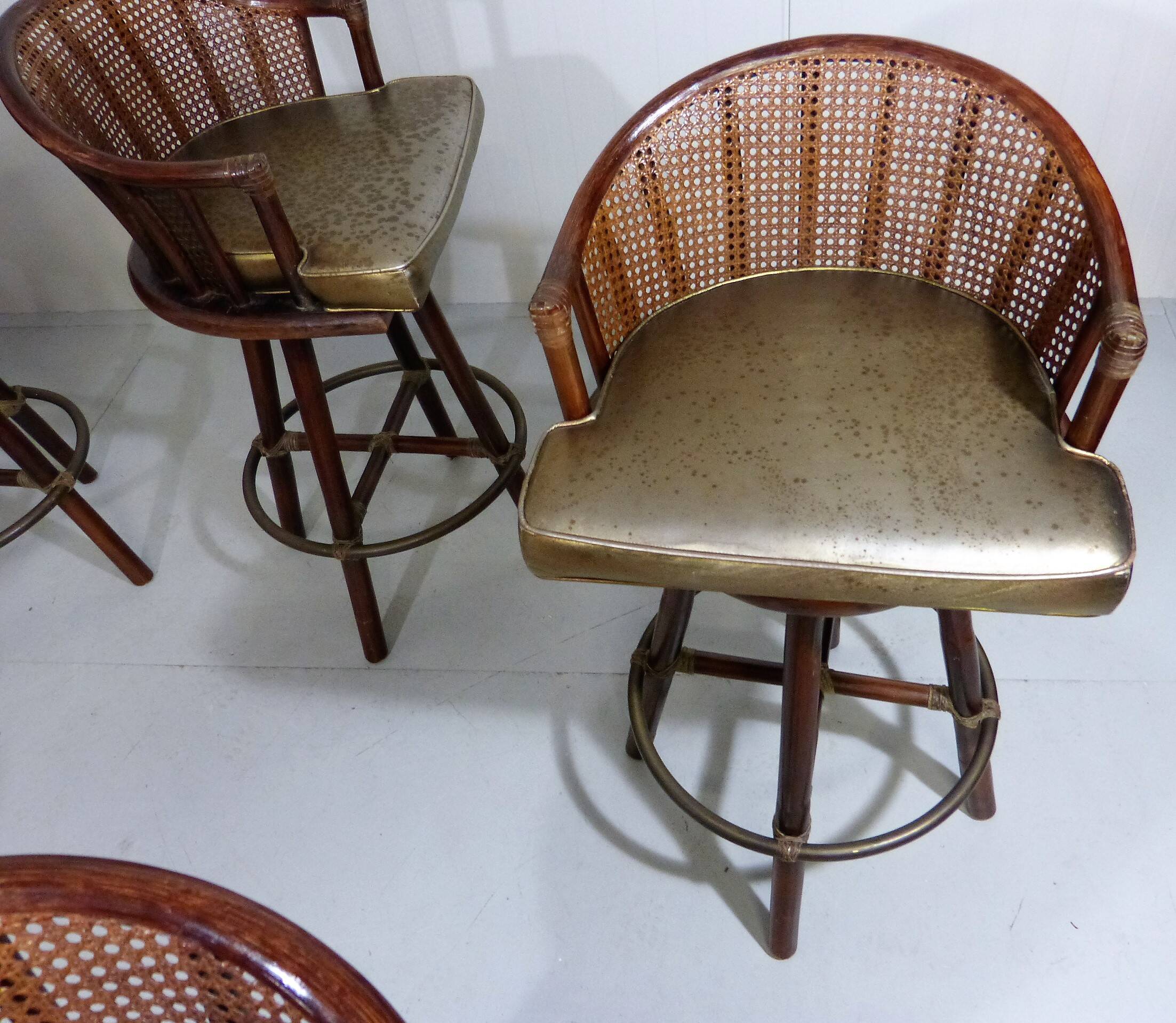 Elinor McGuire bar stools Hans Kaufeld 1960s