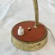 Cocotte lamp from the 1950s, painted metal and brass.