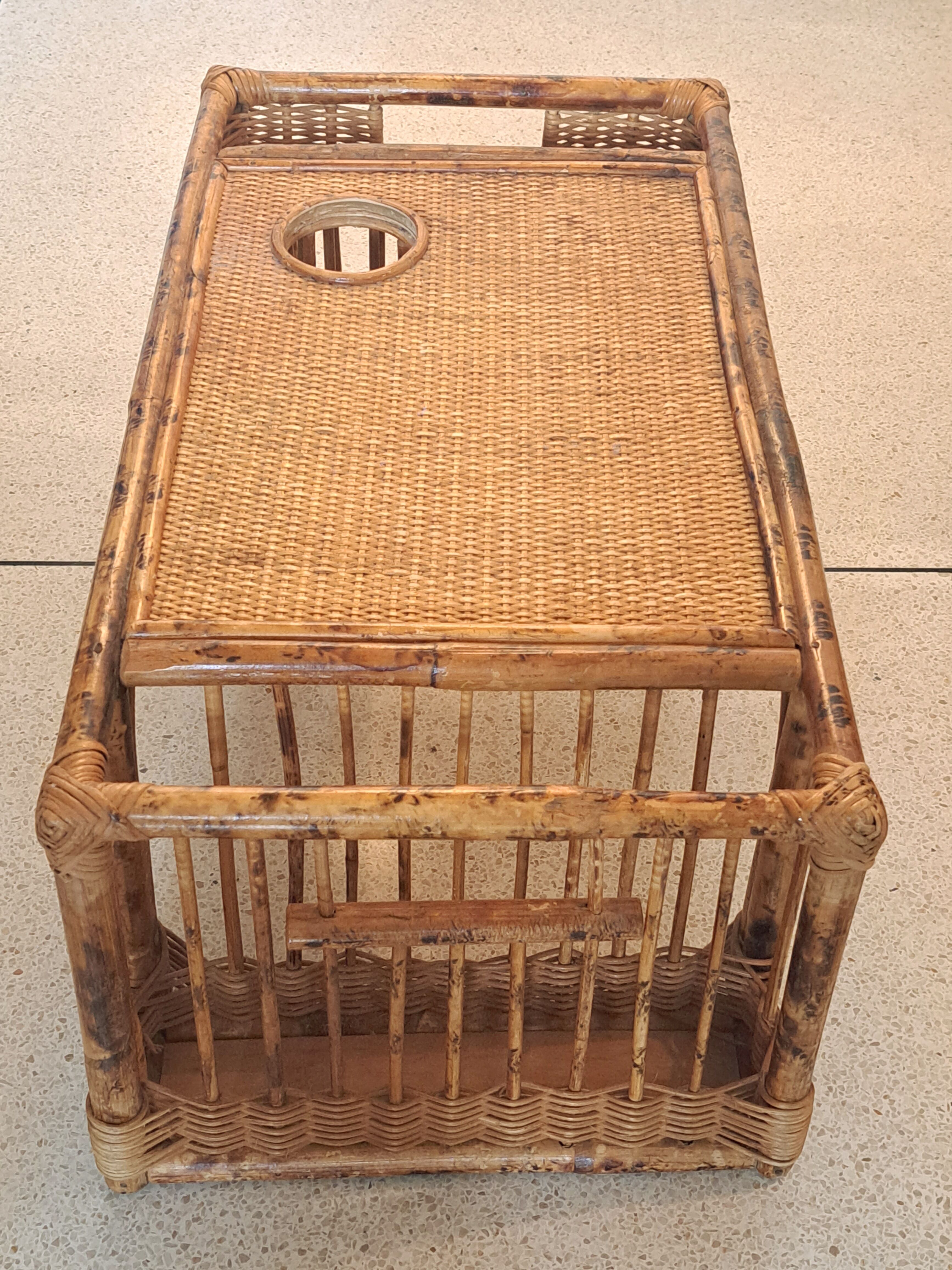 Rattan breakfast tray