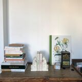 Pair of greenhouses book cat