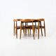 Dining set by Hans J. Wegner for Fritz Hansen, 1950s