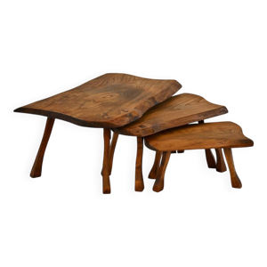 tables gigognes brutalistes