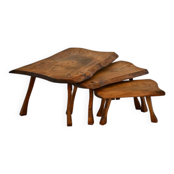 Tables gigognes brutalistes