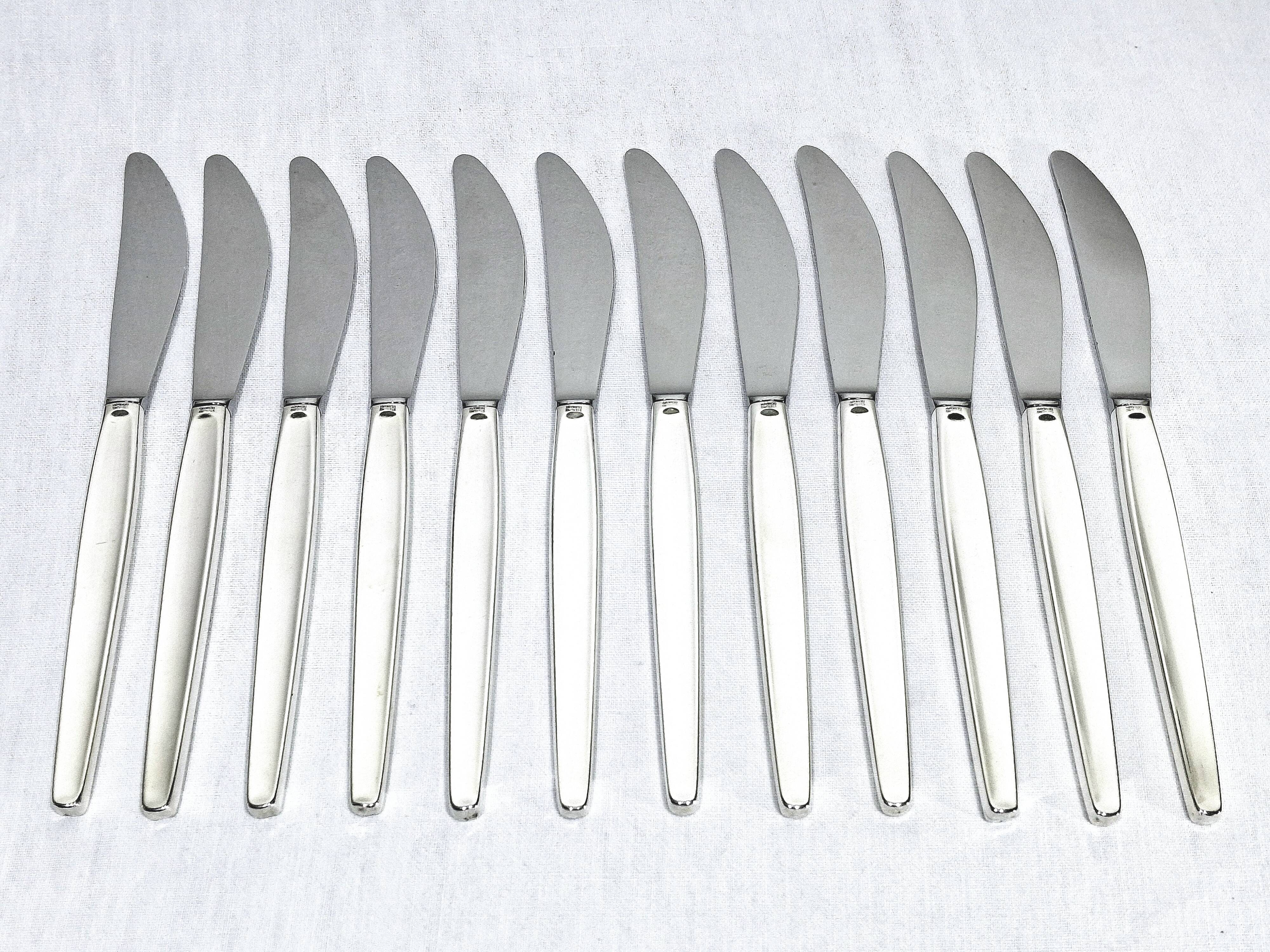 Georg jensen cutlery - cypress model - 133 pieces, sterling silver