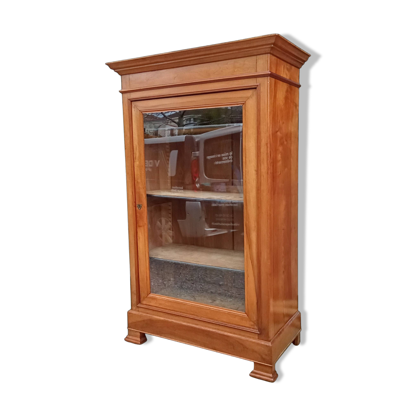 Ancienne vitrine bibliothèque Louis Philippe