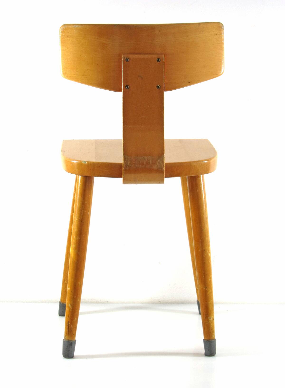 Chaise en contreplaqué, années 1950