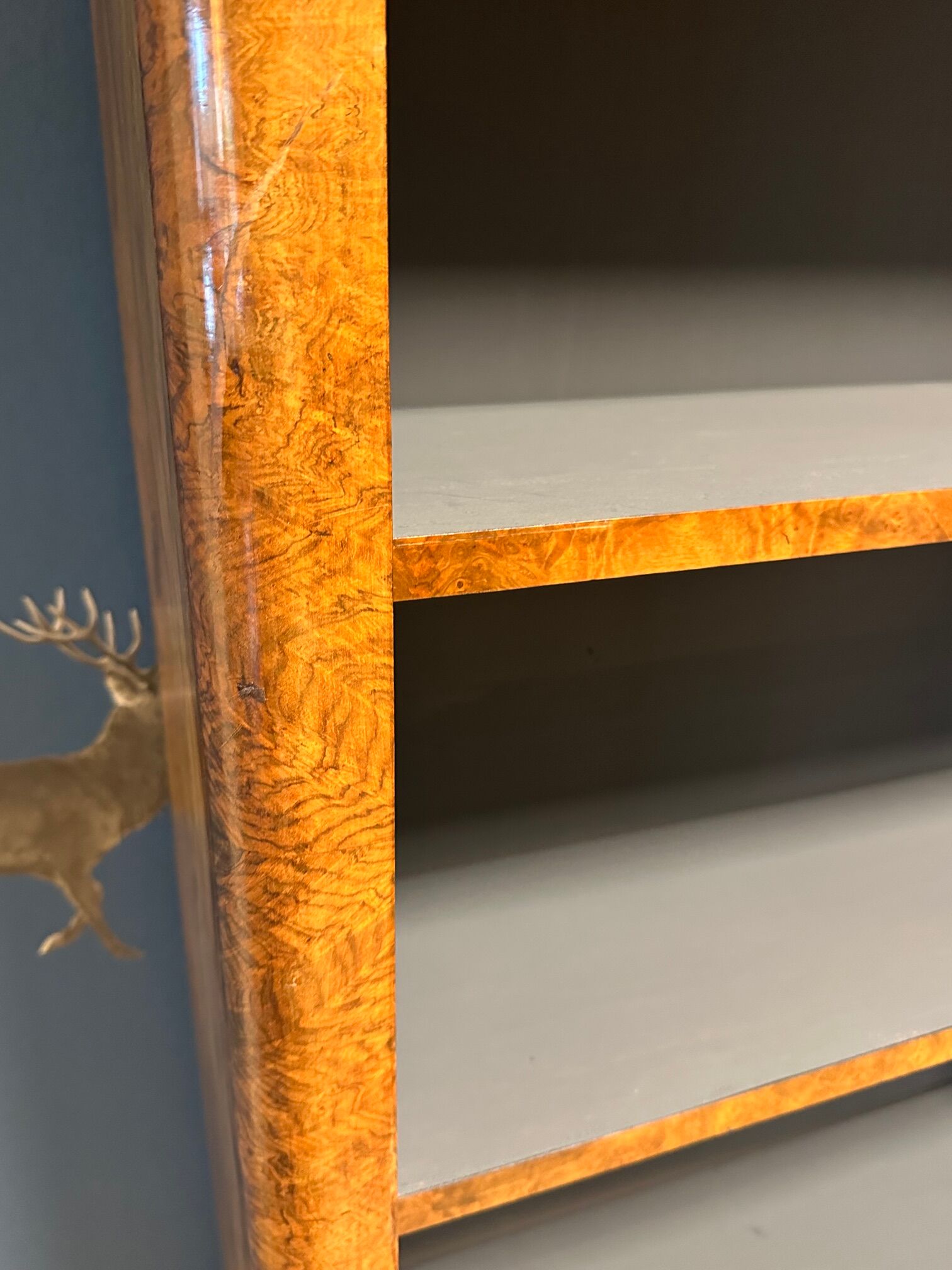 Antique open bookcase