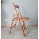 Vintage wooden folding chair