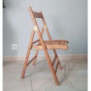 Vintage wooden folding chair