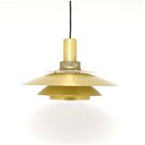 Vintage Danish Jeka lamp in brass, Denmark 1970's