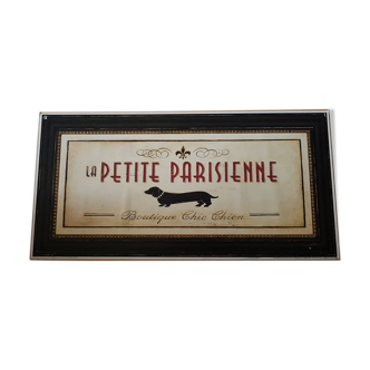 Advertising poster "the little parisian"