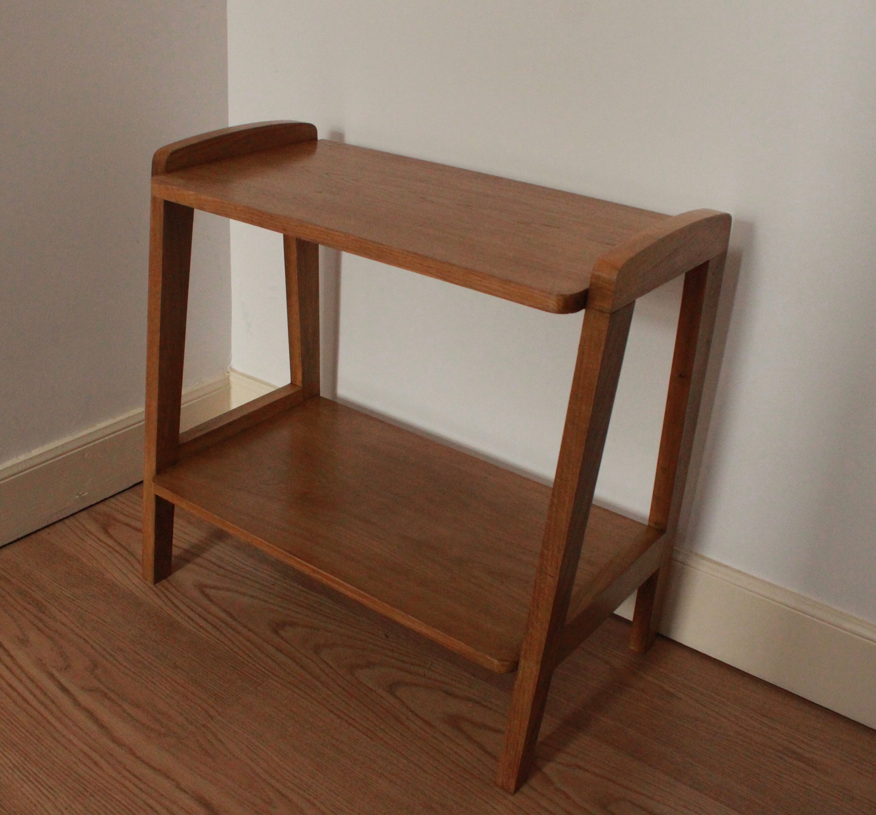 1970 solid oak console