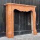 Louis XV style fireplace in red Verona marble