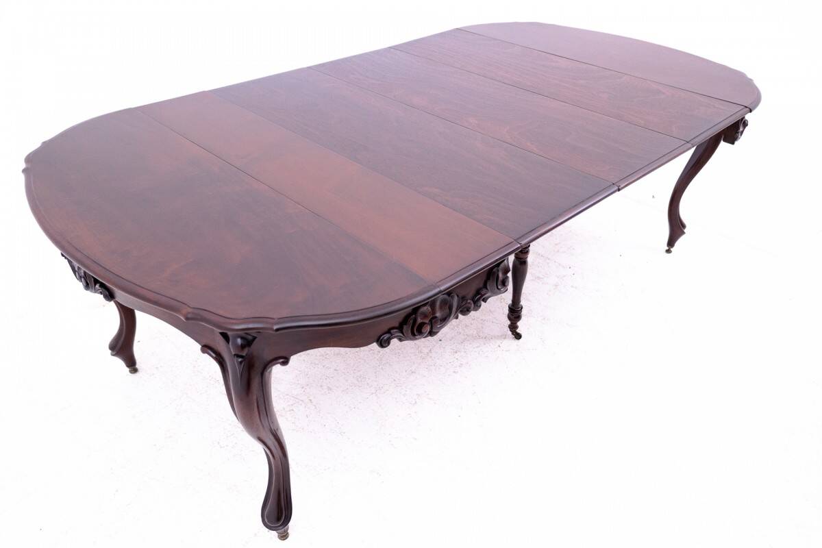 Mahogany table, Western Europe, circa 1920.