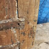 Old wooden tribal window