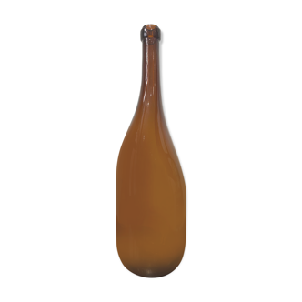 Amber glass decoration vase
