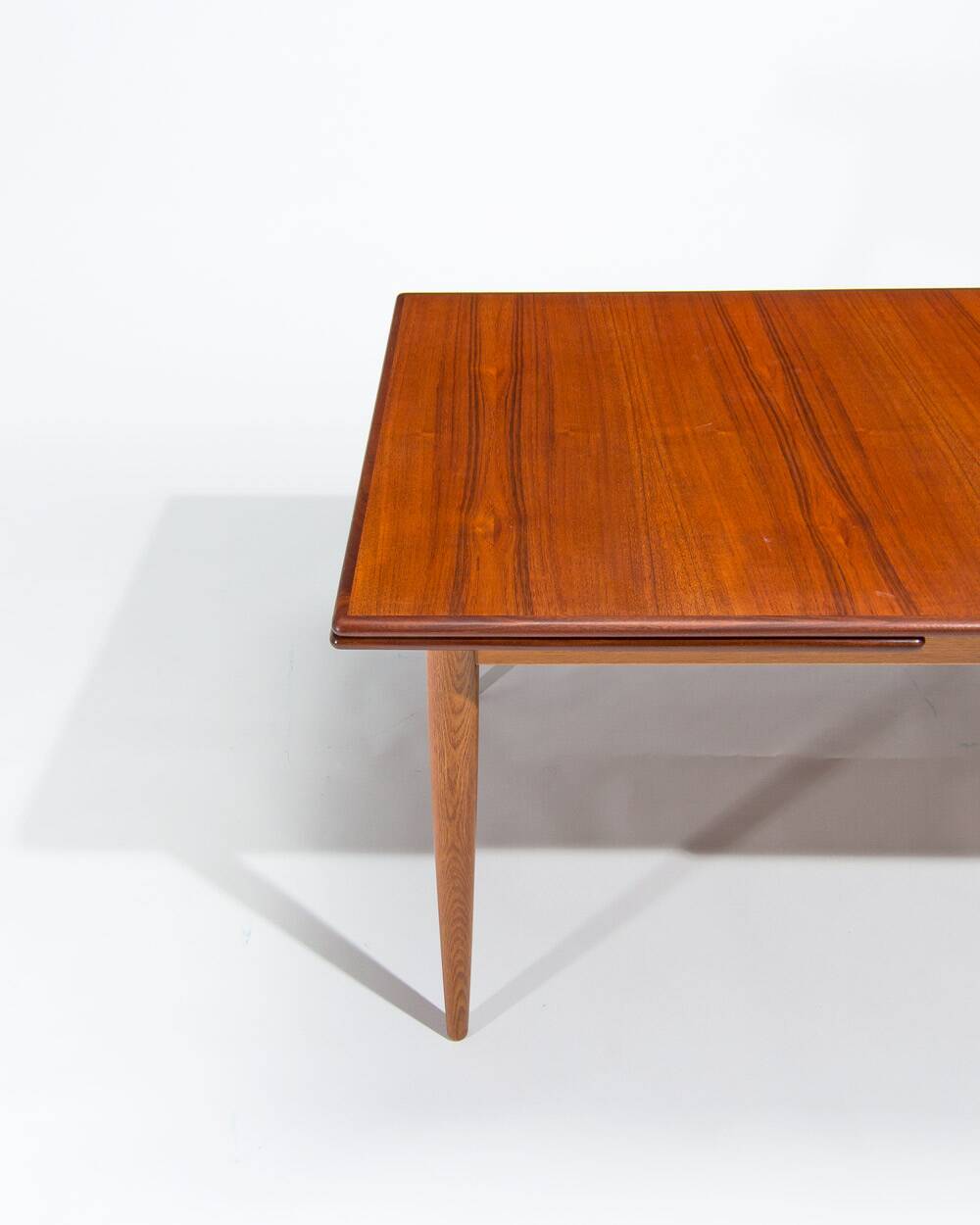 Danish Dining Set Table & Chairs in Teak & Oak, Mid Century Modern Design 1950's