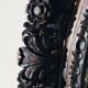 Oval mirror on an 18th century frame