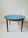 Table ronde extensible ovale en teck