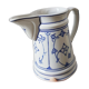 Pichet à lait en porcelaine Rieber en motif de Saxe bleu-blanc