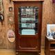Neoclassical display cabinet by Maurice Hirsch – mahogany, brass and glass